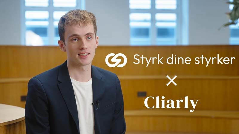 Samarbejdet mellem Styrk Dine Styrker og Cliarly, Jakob Frederik Lykke.