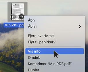 Åbn med Google Chrome, Mac