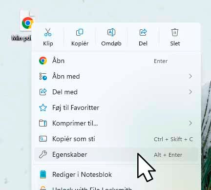 Åbn med Google Chrome, Mac