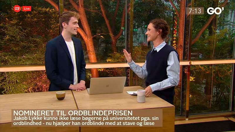 Jakob Frederik Lykke i Go' Morgen Danmark.